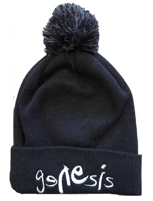 Genesis 'Logo' (Black) Bobble Hat