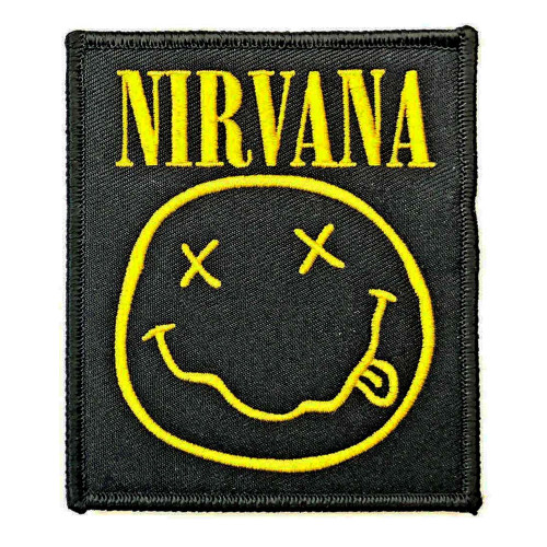 Nirvana 'Happy Face' (Iron On) Patch