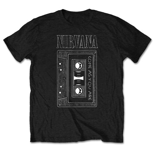 Nirvana 'As You Are Tape' (Black) T-Shirt