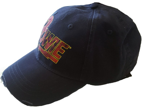 David Bowie 'Flash Logo' (Navy Blue) Baseball Cap