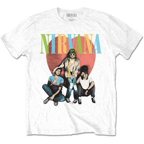 Nirvana 'Trapper Hat' (White) T-Shirt