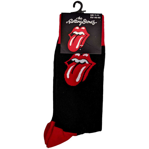 The Rolling Stones 'Classic Tongue' (Black) Socks
