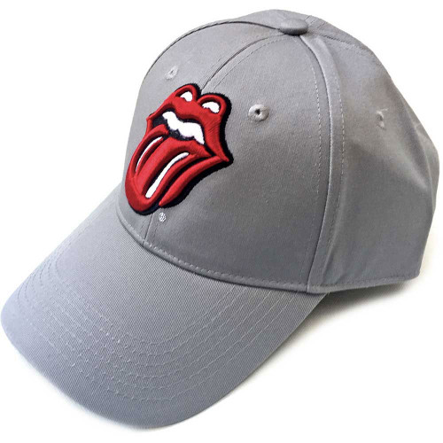 The Rolling Stones 'Classic Tongue' (Grey) Baseball Cap