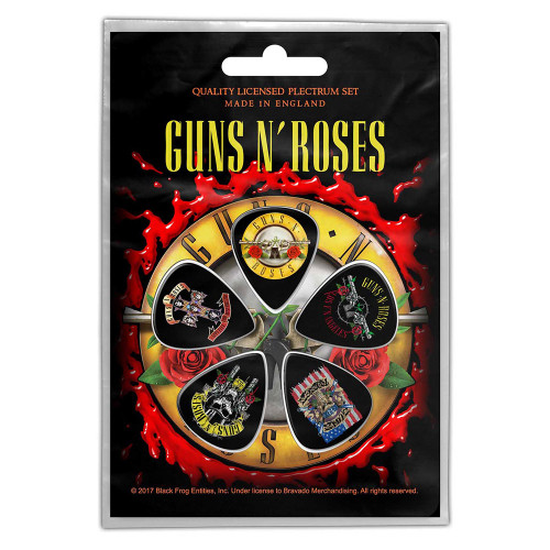 Guns N' Roses 'Bullet Logo' Plectrum Pack