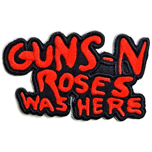 Guns N' Roses 'Cut Out Was Here' (Iron On) Patch