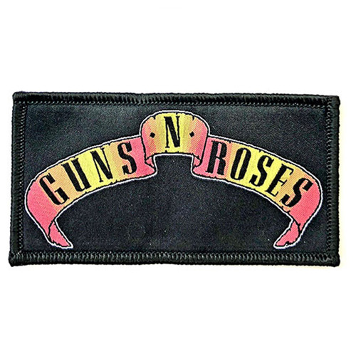 Guns N' Roses 'Scroll Logo' (Black) Patch