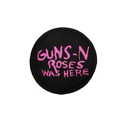 Guns N' Roses 'Was Here' (Iron On) Patch