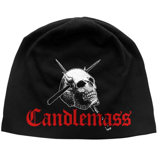 Candlemass 'Skull & Logo' (Black) Beanie Hat