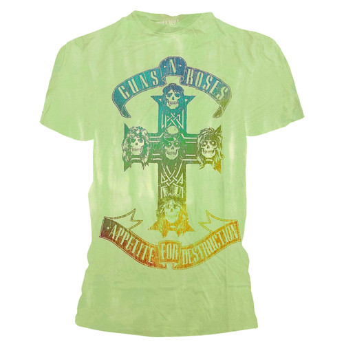 Guns N' Roses 'Gradient Use Your Illusion Tour' (Dye Wash) T-Shirt