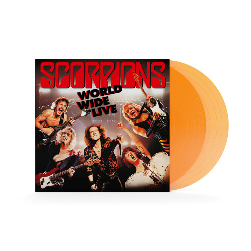 Scorpions 'World Wide Live' 2LP 180g Orange Vinyl