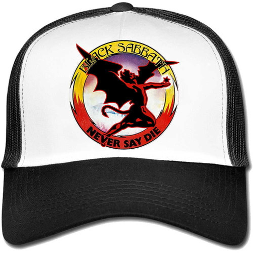 Black Sabbath 'Never Say Die' (2-Tone) Trucker Cap