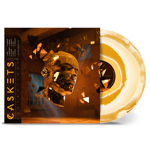 Caskets 'Reflections' LP Orange White Corona Vinyl