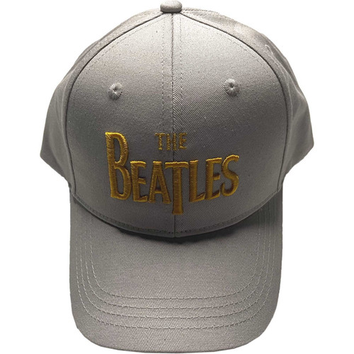 The Beatles 'Gold Drop T Logo' (Grey) Baseball Cap