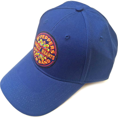 The Beatles 'Sgt Pepper Drum' (Mid Blue) Baseball Cap