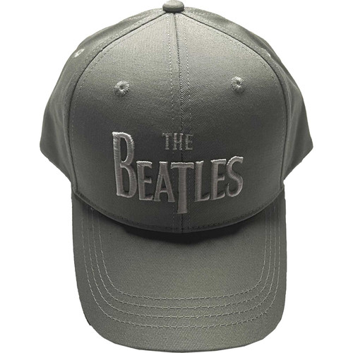 The Beatles 'White Drop T Logo' (Green) Baseball Cap