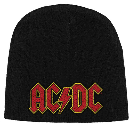 AC/DC 'Red Logo' (Black) Beanie Hat