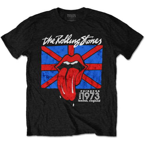 The Rolling Stones '73 Tour' (Black) T-Shirt | Eyesore Merch