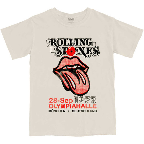 The Rolling Stones 'Munich 73' (Sand) T-Shirt