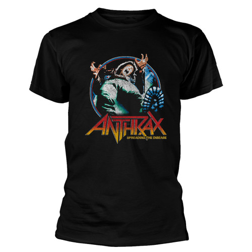 Anthrax 'Spreading Vignette' (Black) T-Shirt