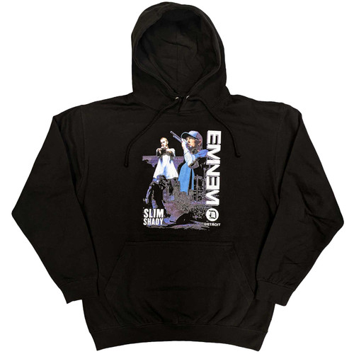 Eminem 'Detroit' (Black) Pull Over Hoodie