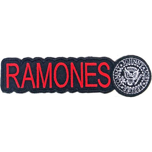 Ramones 'Logo & Seal' (Iron On) Patch