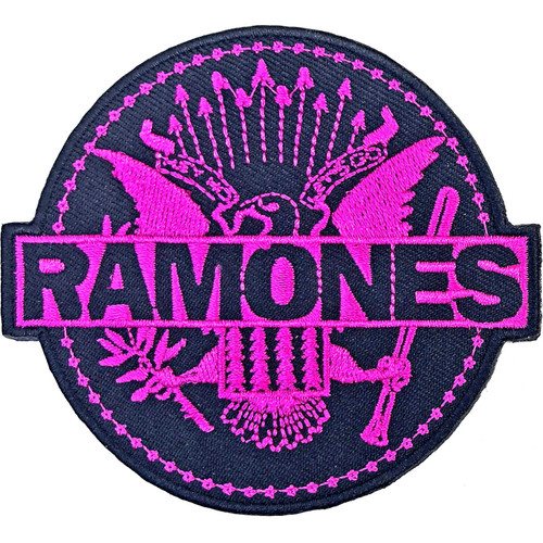 Ramones 'Pink Seal' (Iron On) Patch