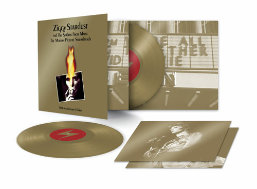 PRE-ORDER - David Bowie 'Ziggy Stardust and The Spiders From Mars: The Motion Picture Soundtrack' (50th Anniversary Edition) 2LP Gold Vinyl - RELEASE DATE 11th August 2023