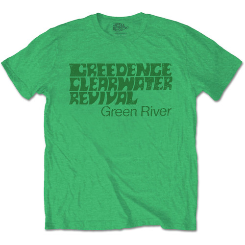 Creedence Clearwater Revival 'Green River' (Green) T-Shirt