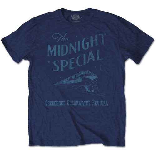 Creedence Clearwater Revival 'Midnight Special' (Navy) T-Shirt