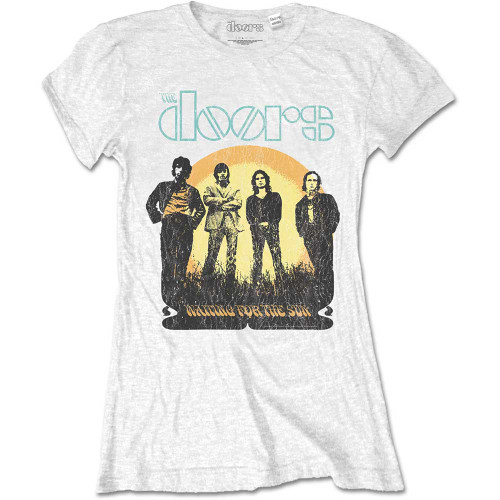 The Doors 'Waiting for the Sun' (White) Womens Fitted T-Shirt