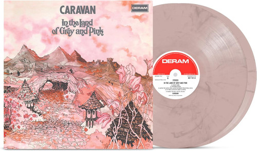 Caravan 'In the Land of Grey and Pink' 2LP Pink Grey Marble Vinyl