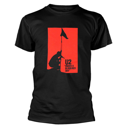 U2 'Blood Red Sky' (Black) T-Shirt