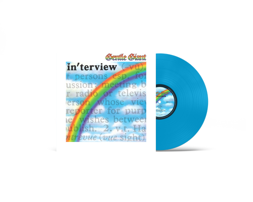 Gentle Giant 'Interview' (2023 Steven Wilson Remix) LP Blue Vinyl