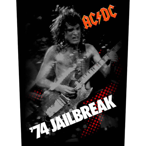 AC/DC '74 Jailbreak' (Black) Back Patch