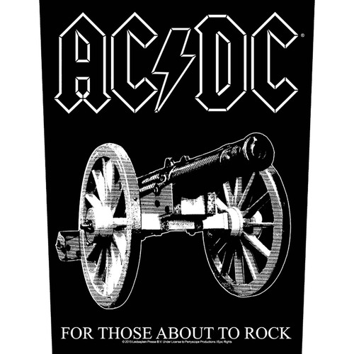 AC/DC 'For Those About To Rock' Back Patch