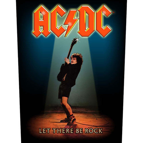 AC/DC 'Let There Be Rock' (Black) Back Patch