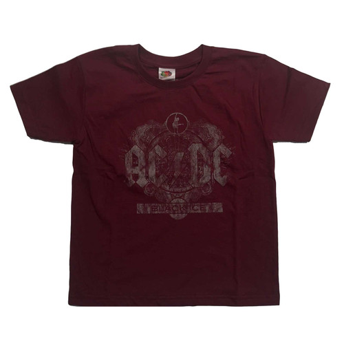 AC/DC 'Black Ice' (Maroon) Kids T-Shirt