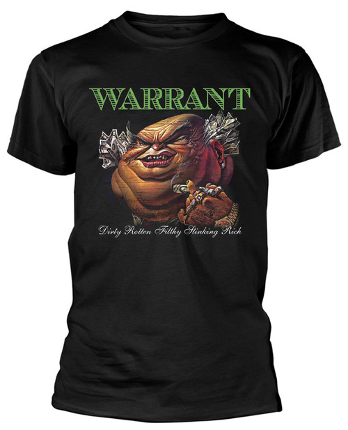 Warrant 'Dirt Rotten...' (Black) T-Shirt