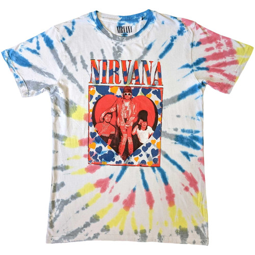 Nirvana 'Heart' (Dye Wash) T-Shirt