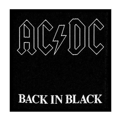 AC/DC 'Back in Black' Patch