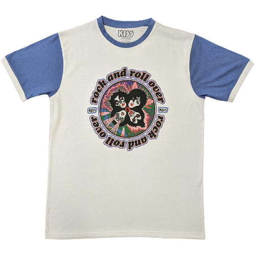 Kiss 'Rock And Roll Over' (2 Tone) Raglan T-Shirt