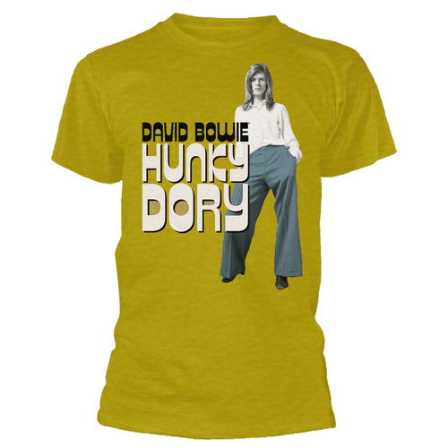 David Bowie 'Hunky Dory 2' (Mustard) T-Shirt