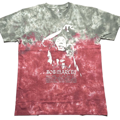 Bob Marley 'Exodus Playlist' (Dye Wash) T-Shirt
