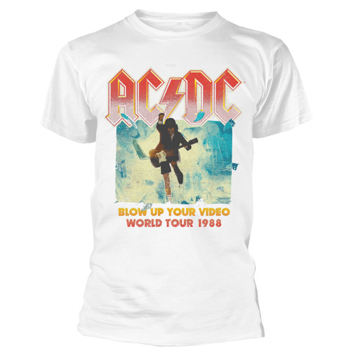 AC/DC 'Blow Up Your Video' (White) T-Shirt