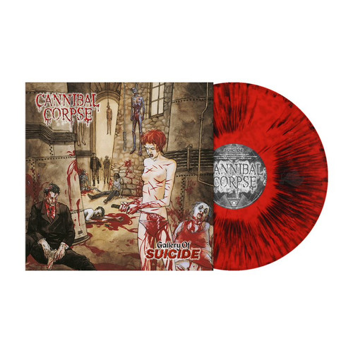 Cannibal Corpse 'Gallery Of Suicide LP Red Blackdust Vinyl + Poster