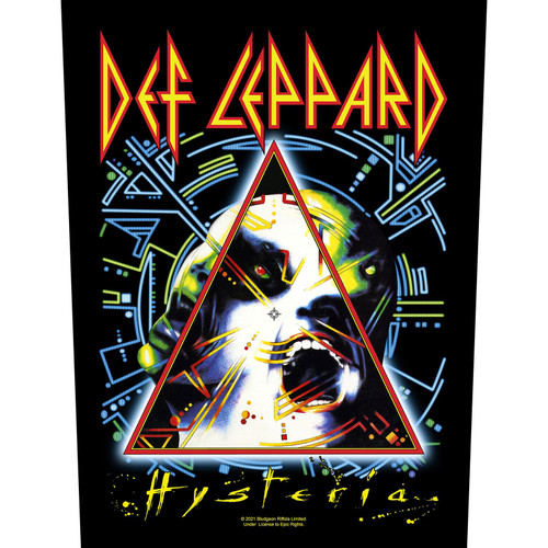 Def Leppard 'Hysteria' Back Patch
