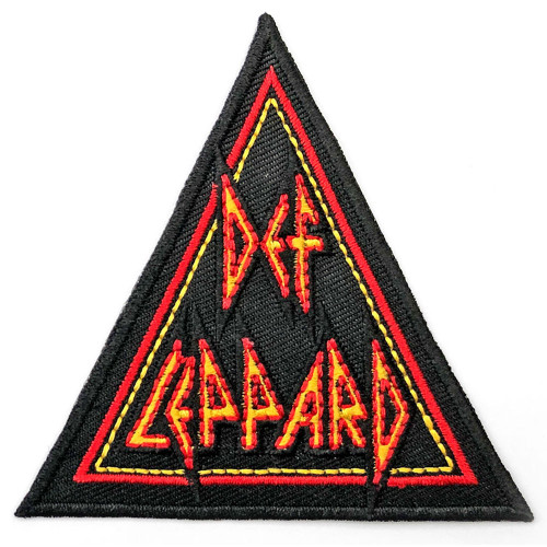 Def Leppard  'Tri-Logo' (Iron On) Patch