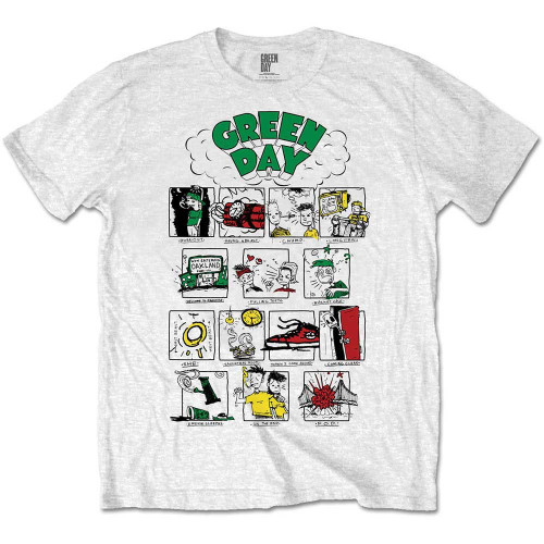 Green Day 'Dookie RRHOF' (White) Kids T-Shirt