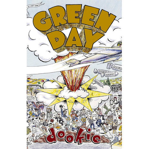Green Day 'Dookie' Textile Poster
