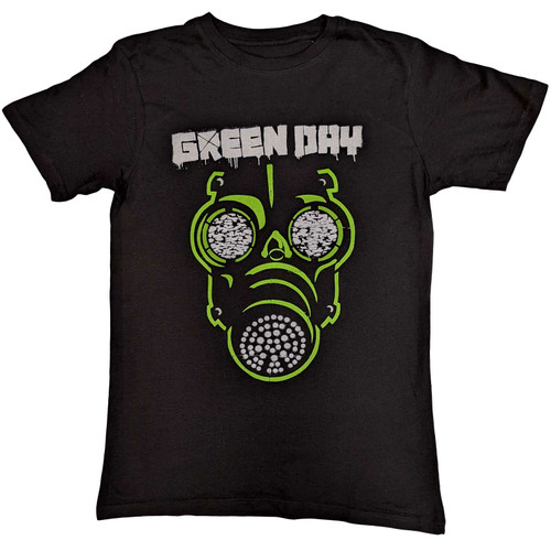 Green Day 'Green Mask' (Black) T-Shirt